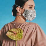IBMH/20/02 - INNAI BLOOM MASK - OATMEAL (HIJAB)