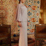 SORAYA - MODERN KURUNG WITH SCALLOP LACE PANEL PUFF SLEEVES