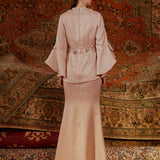 SAFA - SOFT DUCHESS KURUNG MODERN WITH LACE PATCHWORK AND RUFFLE SLEEVES