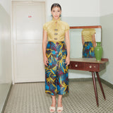 ZHAN (SKIRT IN YELLOW/BLUE)