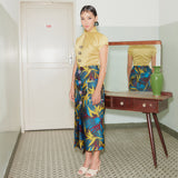 ZHAN (SKIRT IN YELLOW/BLUE)