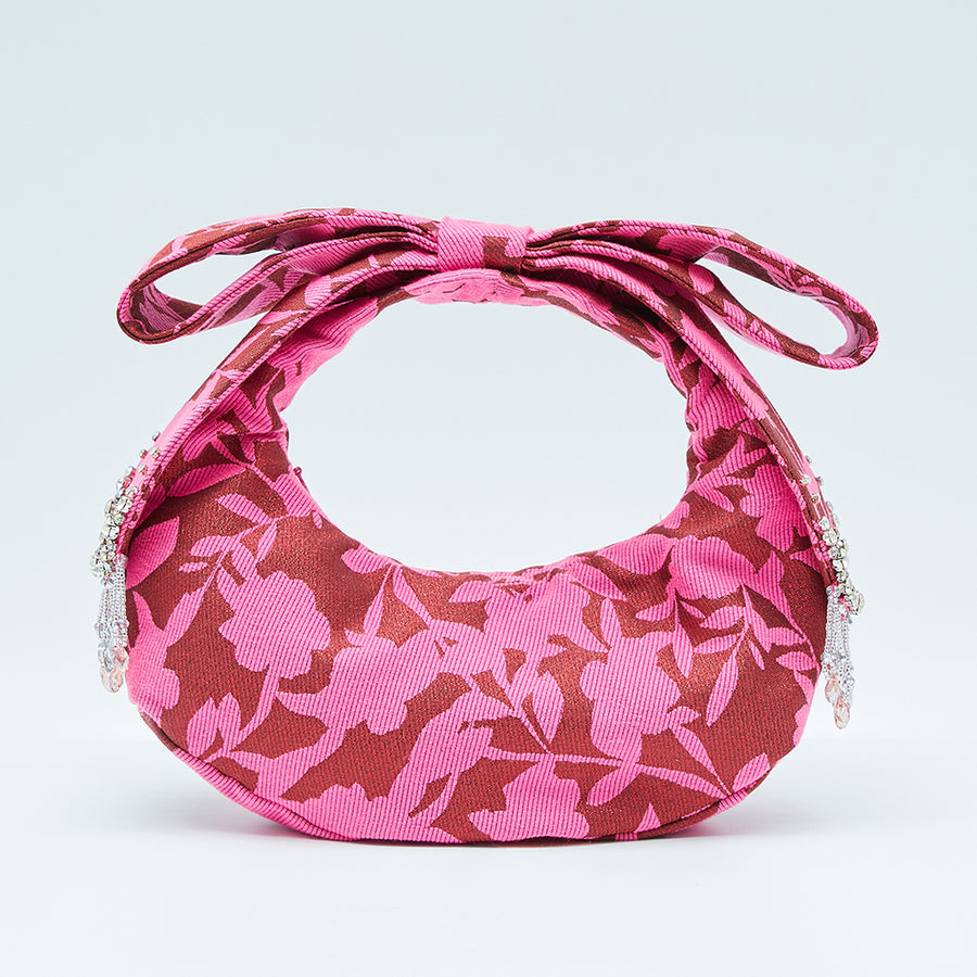 BOWTIFUL BAG (PINK/MAROON)