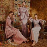 SORAYA - MODERN KURUNG WITH SCALLOP LACE PANEL PUFF SLEEVES